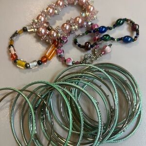 Assorted bracelets/bangles